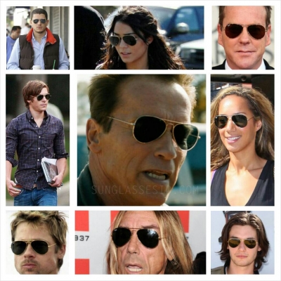 อมตะแว่นตา B&amp;L RAY-BAN AVIATOR USA 52MM