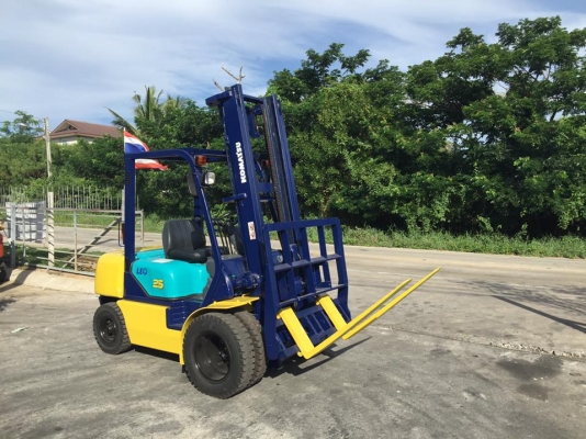 ขายฟอล์คลิฟต์ 2.5 ตัน KOMATSU FD25-12  รถเก่าญี่ปุ่น เสา 4 เมตร งาฮิ้งฟอล์ค