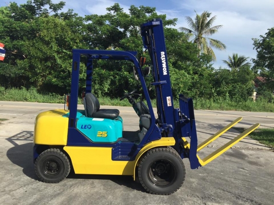 ขายฟอล์คลิฟต์ 2.5 ตัน KOMATSU FD25-12  รถเก่าญี่ปุ่น เสา 4 เมตร งาฮิ้งฟอล์ค