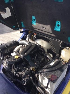 ขายฟอล์คลิฟต์ 2.5 ตัน KOMATSU FD25-12  รถเก่าญี่ปุ่น เสา 4 เมตร งาฮิ้งฟอล์ค