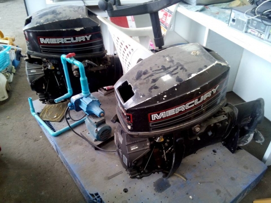 เครื่อดติดท้าย หางสั้น 25 HP ขายตัดไปเลย ตามสภาพประมูลมา