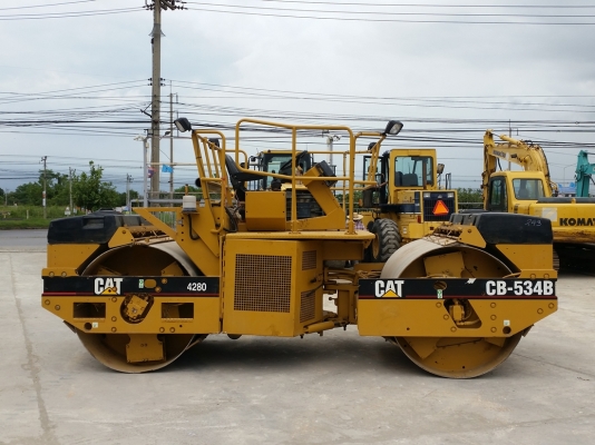 มาใหม่ รถบดอัดสั่นสะเทือน 10 ตัน CATERPILLAR CB-534B นำเข้าจาก USA แท้ 100\% สภาพสวย ไม่เคยใช้งานในไทย