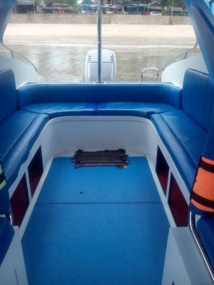 ขายเรือเร็ว 27 ฟุต เครื่อง 200 แรง สภาพพร้อมใช้ ราคาพิเศษ 255000 บาทเท่านั้น