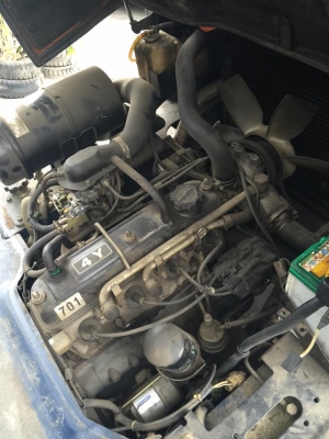 ขาย ฟอล์คลิฟต์ 2.5 ตัน TOYOTA 5FG25 รถเก่านำเข้าจากญี่ปุ่น เสา 3 เมตร ฮิ้งฟอล์ค