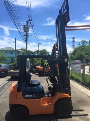 ขาย ฟอล์คลิฟต์ 1.5 ตัน TOYOTA 7FD15 รถเก่าญี่ปุ่น เครื่องยนต์ดีเซล