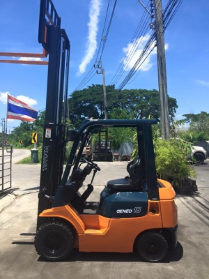 ขาย ฟอล์คลิฟต์ 1.5 ตัน TOYOTA 7FD15 รถเก่าญี่ปุ่น เครื่องยนต์ดีเซล