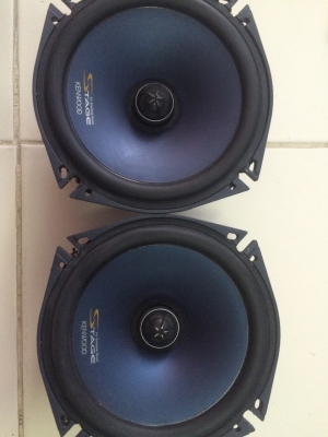 ลำโพง Kenwood STAGE KFC-LX17 รุ่นค่อนข้างใหญ่ 6.5นิ้ว 2ทาง 180W โคลงหล่อ กรวยโพลี เสียงดีมาก สภาพสวย มือ2 ญี่ปุ่น