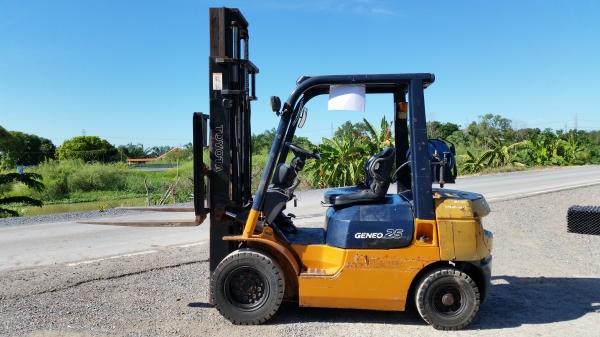 ขายด่วนรถยก TOYOTA 7FGยก2.5ตัน เสาสูง3.5เมตรรถนอกนำเข้ายังไม่เคยใช้งานในเมืองไทยเลย=รุ่นใหม่ขายถูกๆๆ