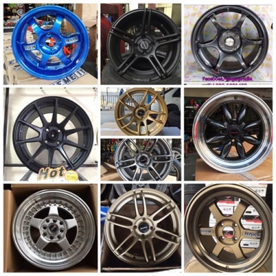 ล้อใหม่15 กว้าง8" ออฟ40 ชุดละ 9,900฿.