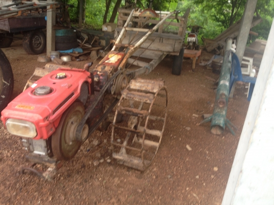 ขายรถไถนาเดินตาม  KOBOTA  ET 110  พร้อมเทรนเลอร์ อุปกรณ์ครบ