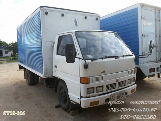 ขายด่วน รถบรรทุก 6 ล้อ ISUZU NKR 110 แรง  ตู้แห้ง  พร้อมใช้งาน ราคาสุดคุ้ม