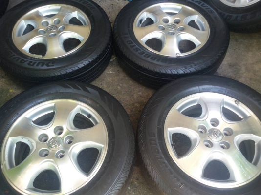 ล้อ toyota ขอบ 16 5รู 114 พร้อมยาง ชุดล่ะ 5500