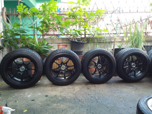 ล้อ ce28 ขอบ 15 4รู 100 พร้อมยาง 195 50 15 ปี 14 ชุดล่ะ 10500