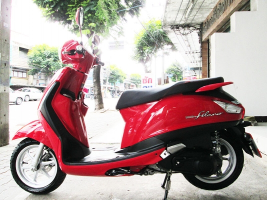 ขาย Grand Filano ปี 2015 ไมล์แท้ 1255 กม สภาพนางฟ้า รถหัวฉีดประหยัดน้ำมันสูงสุดถึง 60 กม./ลิตร ที่เก็บของใต้เบาะขนาดใหญ่ สีแดง ราคา 42900 บาท