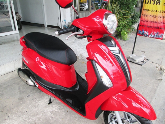 ขาย Grand Filano ปี 2015 ไมล์แท้ 1255 กม สภาพนางฟ้า รถหัวฉีดประหยัดน้ำมันสูงสุดถึง 60 กม./ลิตร ที่เก็บของใต้เบาะขนาดใหญ่ สีแดง ราคา 42900 บาท