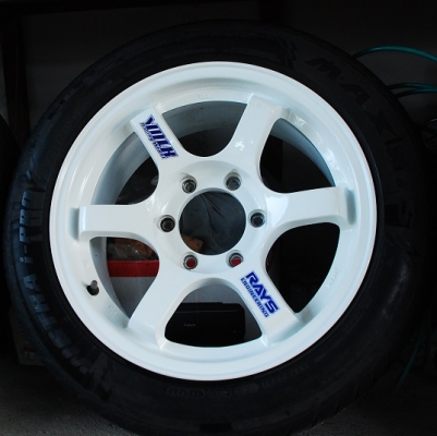 ขายแม็กแถมยาง ขอบ 17 6 รู