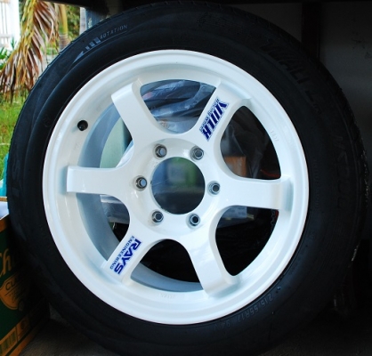 ขายแม็กแถมยาง ขอบ 17 6 รู