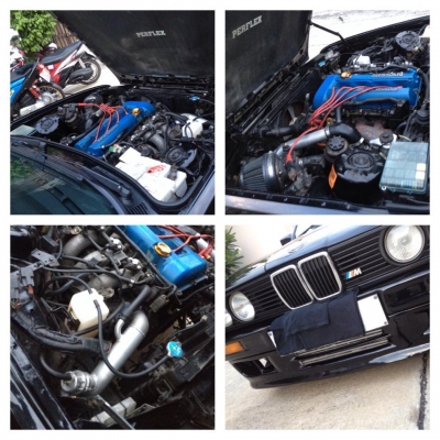 ขายbmw e30 สีดำ4ประตู ไฟท้าย3ชั้น ดิสเบรค4ล้อ แอร์เย็น เซ็นทรัลล็อค ซันรูฟไฟฟ้า พวงมาลัยพาวเวอร์ กระจกไฟฟ้า ไฟหน้าซีนอนสีชา ทะเบียนเต็มพร้อมโอน กทม 1)วิทยุpioneer cd-usb ลำโพง4ตัว  2)พวงมาลัยเปาเล็กbmw โลโก้Mเล็กแท้ติดกะจังหน้า 3)เกจวัดบูสblitz ทามเมอร์fe