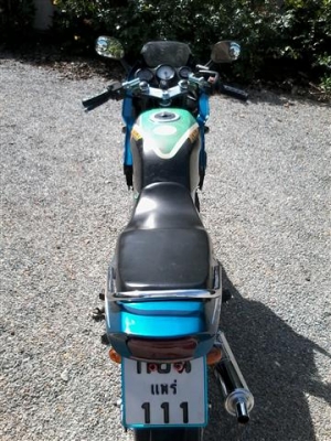 ขาย Kr150 ทะเบียนโอนภาษีขาดปีกว่าทะเบียนสวยเครื่องดีต้องไปเก็บสีถังเองรายละเอียดอย่างอื่นสอบถามมา