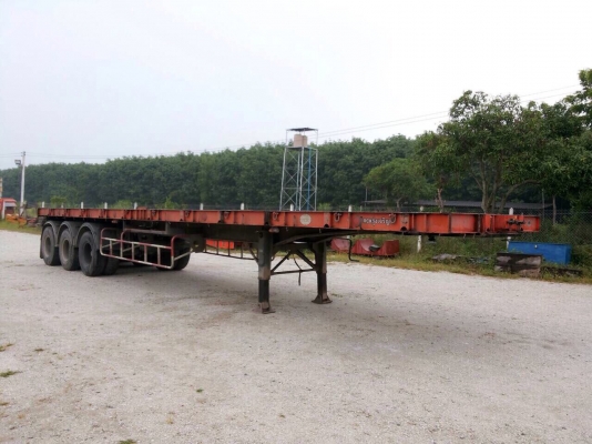 ขายหางพื้นเรียบ3เพลา พื้นเหล็กยาว12เมตรของRCK ปี53 รถพร้อมวิ่ง เอกสารพร้อมโอนครับ