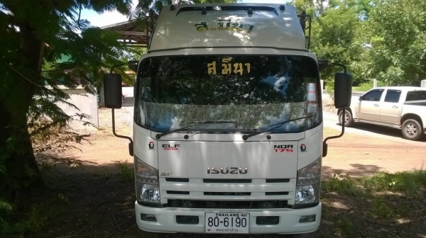 ขาย 6 ล้อ ISUZU NQR 175 ยาว 5.50 เมตร ออกห้างมือเดียวปี 53 สภาพสวยเดิมพร้อมใช้ เครื่องไม่เคยแกะ คัสซีสวยตลอดเส้น พร้อมคอกเหล็ก ทะเบียนพร้อม ราคาต่อรองได้ครับ