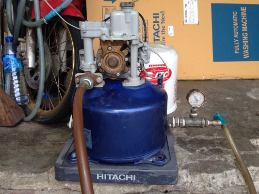 ขายปั้มน้ำอัตโนมัติ Hitachi 150W สภาพสวย วิ่งนิ่ม ตรวจเช็คแรงดันเรียบร้อยแล้ว ไม่มีรั่วซึม พร้อมใช้งาน (ใส่ฝาใหม่) ขายปั้มน้ำอัตโนมัติ Hitachi 150W สภาพสวย วิ่งนิ่ม ตรวจเช็คแรงดันเรียบร้อยแล้ว ไม่มีรั่วซึม พร้อมใช้งาน (ใส่ฝาใหม่)