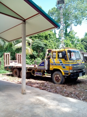 ขายเทลเลอร์10ล้อ1เพลา บรรทุกรถเกี่ยวข้าว