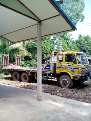 ขายเทลเลอร์10ล้อ1เพลา บรรทุกรถเกี่ยวข้าว