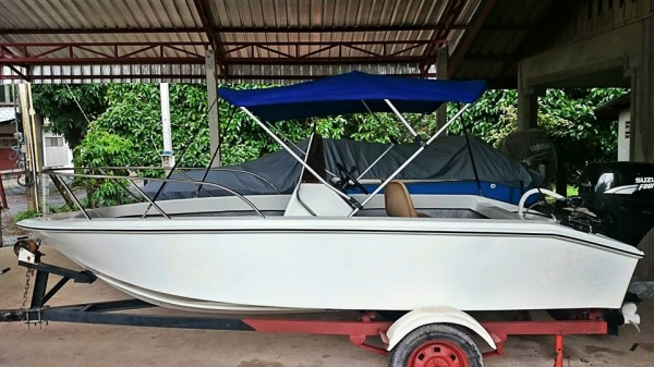 ขายเรือ 14 ฟุต เครื่อง df30 ครับ พร้อมเทเลอร์ครับ