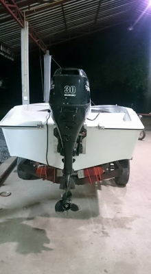 ขายเรือ 14 ฟุต เครื่อง df30 ครับ พร้อมเทเลอร์ครับ