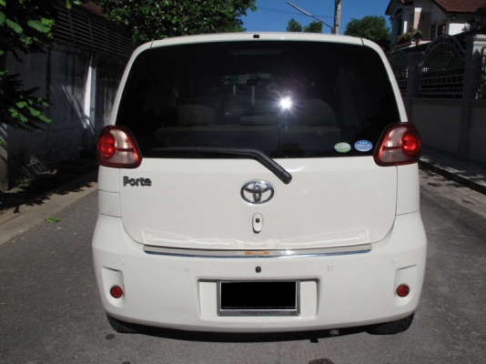 Toyota Porte ไมเนอร์เชนจ์ใหม่ แอร์ดิจิตอล keyless card หน้าปัดรุ่นใหม่ ติดแก๊สหัวฉีดถังโดนัท ประหยัดมาก เบาหนัง เครื่องเสียงชุดใหญ่ เซนเซอร์รอบคัน
