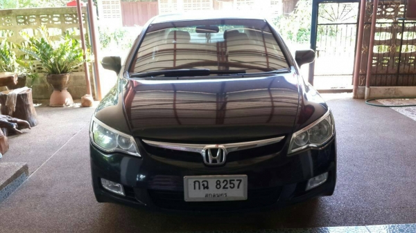 HONDA CIVIC 1.8 Vtec เกียร์ออโต้ ปี2008 ไมล์น้อย เบาะหนัง