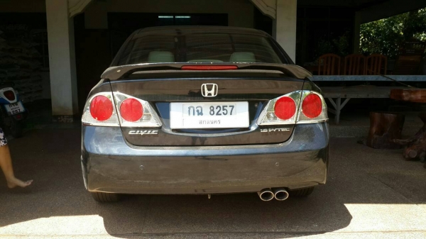 HONDA CIVIC 1.8 Vtec เกียร์ออโต้ ปี2008 ไมล์น้อย เบาะหนัง