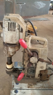 สว่านแท่นแม่เหล็ก สภาพมือสองญี่ปุ่น ไฟ 110 เดินเจาะระบบออโต้ได้ สว่านแท่นแม่เหล็ก สภาพมือสองญี่ปุ่น ไฟ 110 เดินเจาะระบบออโต้ได้