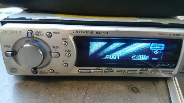 วิทยุ Sony CD/Mp3 CDX-F7700 52*4 สภาพสวย