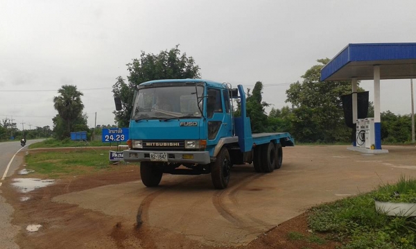 **580,000 บ.ต่อรอง /// 10ล้อ MITSU FUSO MA-195 10สปีด เทนเลอร์2เพลา ขนแบคโฮPC-200 **ขาย MITSUBISHI FUSO MA-195 10ล้อ2เพลา เทนเลอร์ขนย้าย แบคโฮ 200/320 หางต่อใหม่ พร้อมใช้งาน MITSUBISHI FN527M-A2xxxx 6D16-195HP 10SPEED เครื่องเดิม เกียร์เดิม เครื่องดี แห้ง