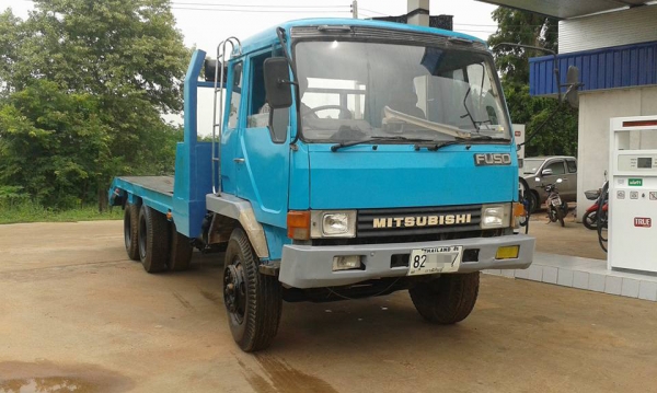 **580,000 บ.ต่อรอง /// 10ล้อ MITSU FUSO MA-195 10สปีด เทนเลอร์2เพลา ขนแบคโฮPC-200 **ขาย MITSUBISHI FUSO MA-195 10ล้อ2เพลา เทนเลอร์ขนย้าย แบคโฮ 200/320 หางต่อใหม่ พร้อมใช้งาน MITSUBISHI FN527M-A2xxxx 6D16-195HP 10SPEED เครื่องเดิม เกียร์เดิม เครื่องดี แห้ง