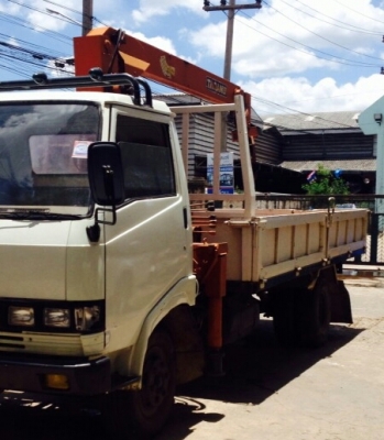 ขาย ( ราคา 395,000บ) HINO KM 779 เครน UNIC 2.5 T ช่วงยาว 5 มสภาพดีพร้อมใช้งาน เล่มทะเบียนพร้อมโอน