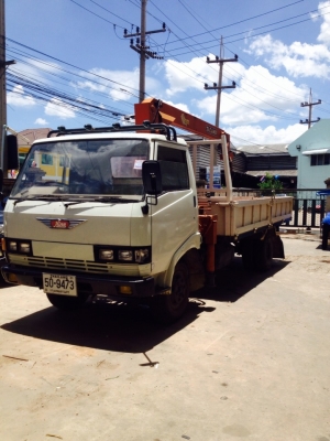 ขาย ( ราคา 395,000บ) HINO KM 779 เครน UNIC 2.5 T ช่วงยาว 5 มสภาพดีพร้อมใช้งาน เล่มทะเบียนพร้อมโอน
