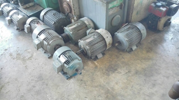 Sale>> มอเตอร์ Mitsubishi 7.5 HP. ไฟ 380 V. 1450 RPM. สภาพเดิมๆสวยสดใหม!! 089-2499-123 นครปฐม