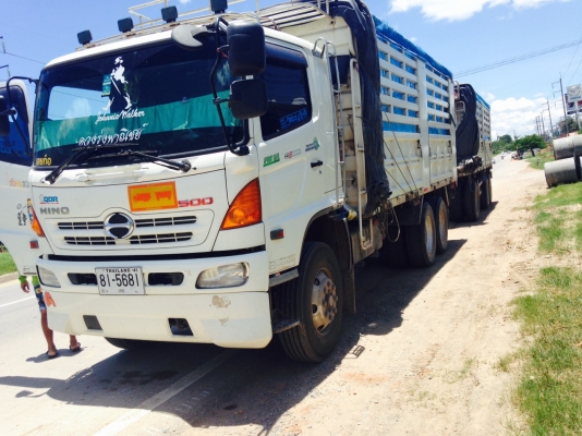 ขายด่วนรถสิบล้อHINOชีลี500เครือง344แรงปี55แม่ลูกไมดั้มรถสวย