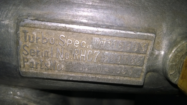 ขายเทอร์โบ IHI ของรถสิบล้อ ISUZU เก็บไว้ไม่ได้ใช้ถูกๆคับ พร้อมส่งแบบ EMS คับ