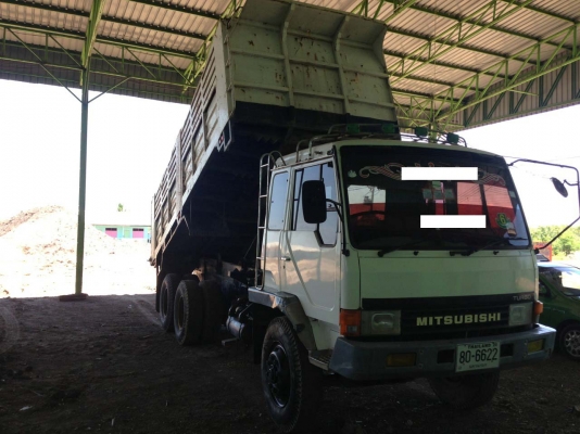 สิบล้อสองเพลามือสอง/ Mitsubishi FN527 TF/ SN:7100/ สวยเต็ม ประกันชั้น 3 พร้อมวิ่งได้เลย