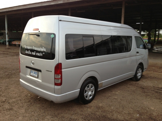 รถตู้มือสอง/ Toyota Hiace/ ปี 50/ เครื่องยนต์ 4 สูบ 2400 ซีซี ติดแก็ส CNG