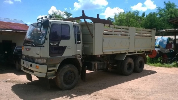 ขายรถพ่วง ดั้มแม่-ลูก HINO FM3M วางเครื่อง+เกียร์ PO9C 320 แรงม้า คัสซีสวยตลอดเส้น สโลว์เดิม ช่วงล่างแน่น ยางเต็ม ทะเบียนพร้อมโอนครับ