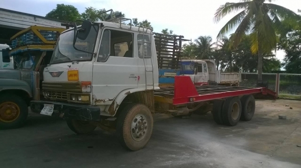 ขายเทนเลอร์ 10 ล้อ 2 เพลา คัสซีหัวยาว เครื่อง HO7D 195 แรงม้า เกียร์ HO ช่วงล่างจัมโบ้ เบรคลมดัน พวงมาลัยพาวเวอร์ วางหัว F18 ทะเบียนพร้อมโอนครับ