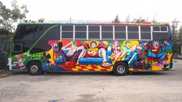 ขาย ด่วน บัสพัดลม สภาพ 90\% วิ่งงานทุกวัน พร้อมโอนตามรูป