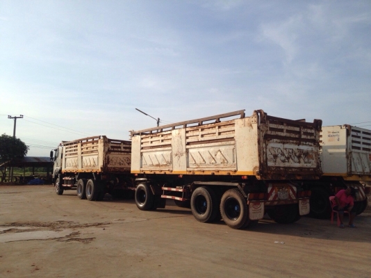 ขายด่วน รถสิบล้อพ่งดั้มพ์ แม่ลูก. Isuzu. Dega 360. ปี53. พร้อมใช้งาน