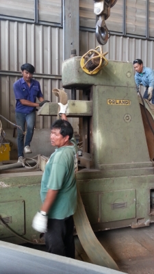 ขายเครื่องตัดเหล็ก ตัดแป๊ป ตัดเหล็กบีม ตัดเหล็กราง ตัดได้โตเป็นเมตรราคา 450,000 บาท11ตัน