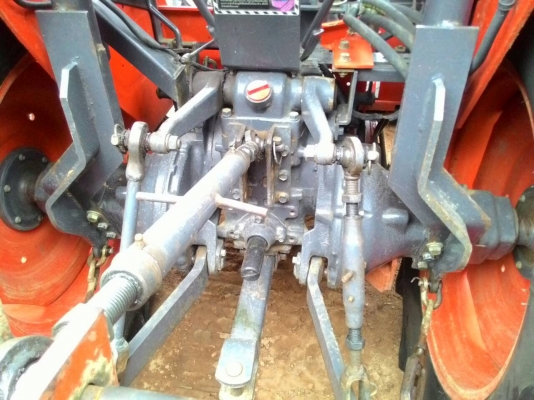 KUBOTA L4508DI พร้อมดันหน้าและผานหลัง รถไร่ ยางใหม่4เส้น